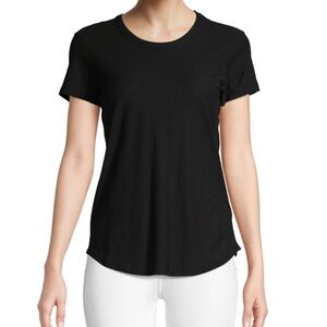 James Perse Crewneck T-shirt Size 0 Black